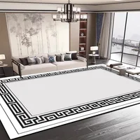 Simple Style Light Colored Carpet for Living Room 200x400cm Large Area Non-slip Rugs Room Decoration Home Soft Mats Customizable 1