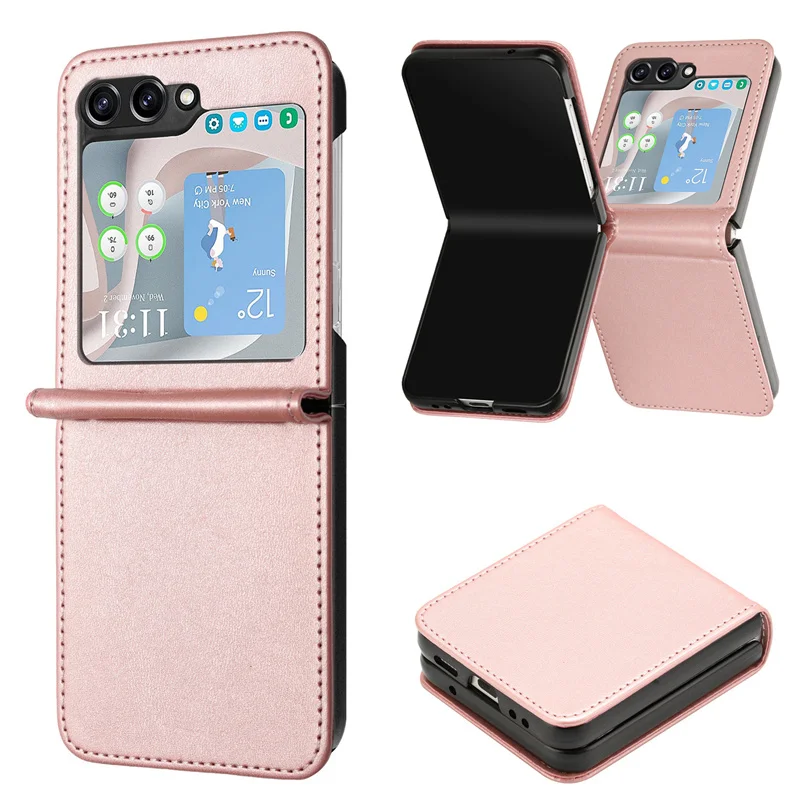 Leather Wallet Flip Magnetic Phone Case with Card Holder and Stand