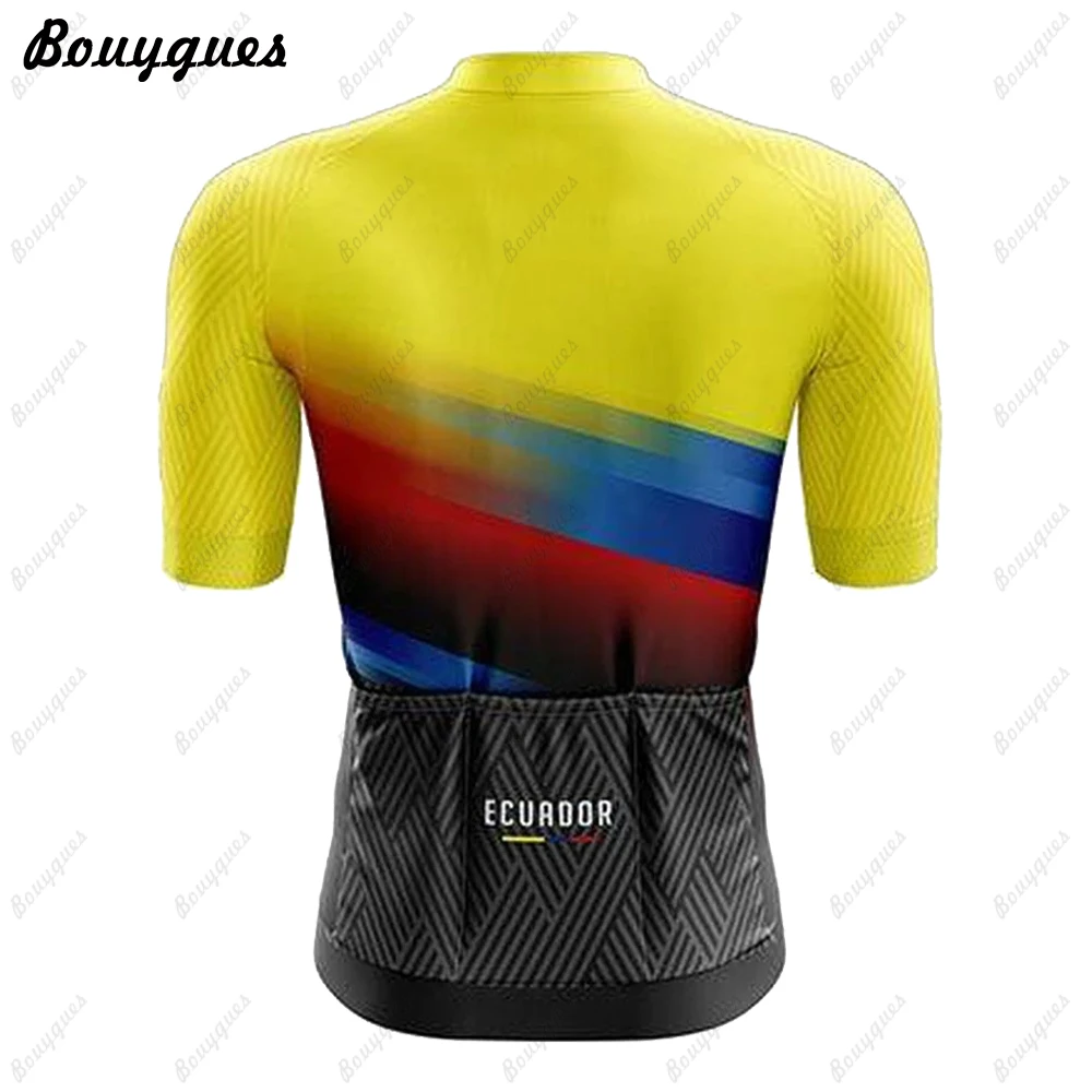 ECUADOR  Team Cycling Jersey Set Summer Cycling Clothing MTB Bike Clothes Uniform Maillot Ropa Ciclismo Man Cycling Bicycle Suit 5
