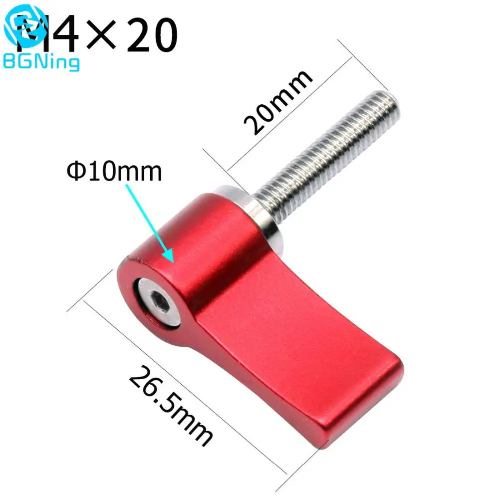 CNC M4 M5 M6*12mm 17mm 20mm Adjustable Hand Screw Tight Lock Screws for