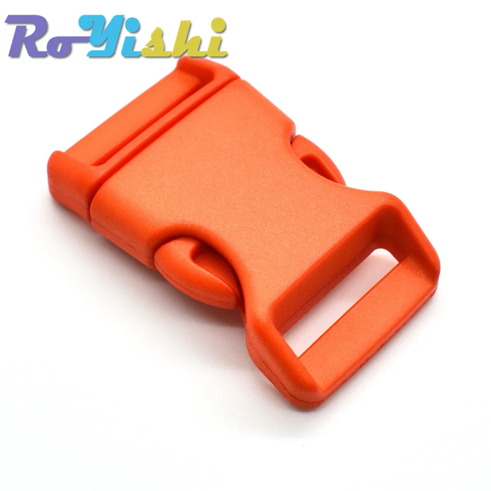 12 teile/paket 1 ''(25mm) bunte konturierte seitliche Entriegelung schnallen aus Kunststoff für Paracord-Armbänder/Backback – Detail 7