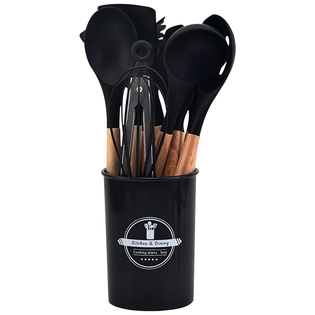 12Pcs Kitchen Utensil Set Silicone Spatula Set Spatula Spoon Brush Whisk Cooking Tools Kit Non-Stick Spatula Set for Kitchen: 3 - 5 Days Free Delivery Only UK