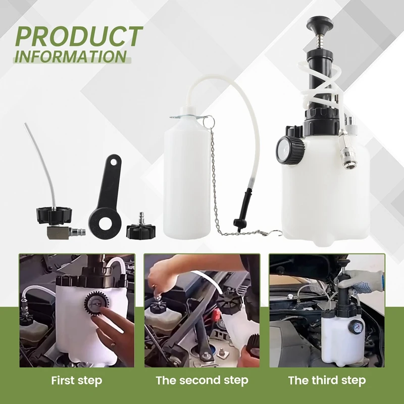 Manual Transmission Oil Filling System Automatic Transmission 3L With Adapter Brake Oil Bottle (B)