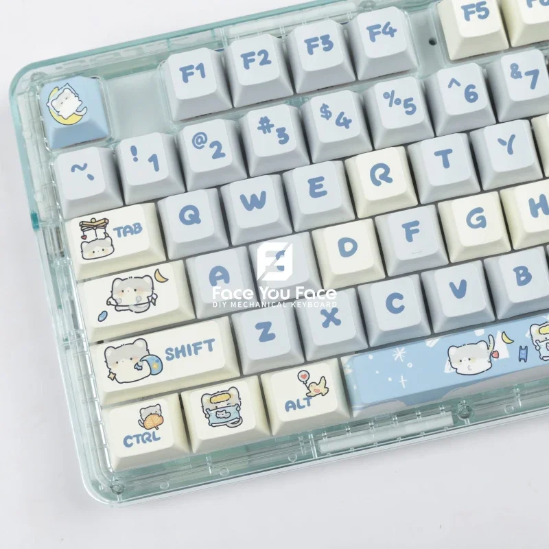 

GMK Daydream Mimi PBT Dye Sublimation Key Cap 144 Keys Cherry Profile Keycap for Mx Switch DIY Gaming Mechanical Keyboard