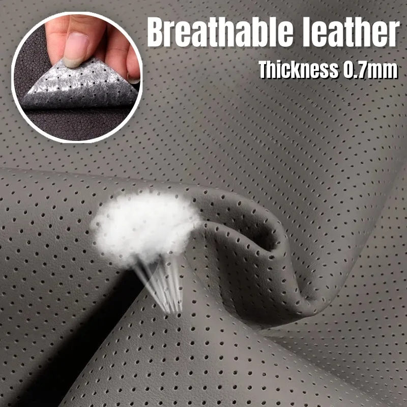 통기성 자가 접착 가죽 수리 패치 두께 0.7mm PU 가죽 스티커 자동차 시트 ..