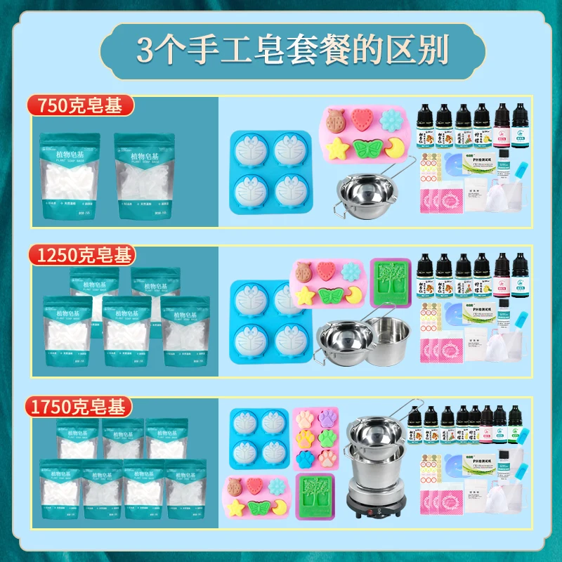 *Handmade soap DIY material pack homemade soap-based frankincense soap mold making tool