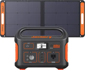 Solar Generator Explorer 500 518Wh Portable Power Station Mobile Lithium Battery Pack with 100 for RV Road Trip Camping 1