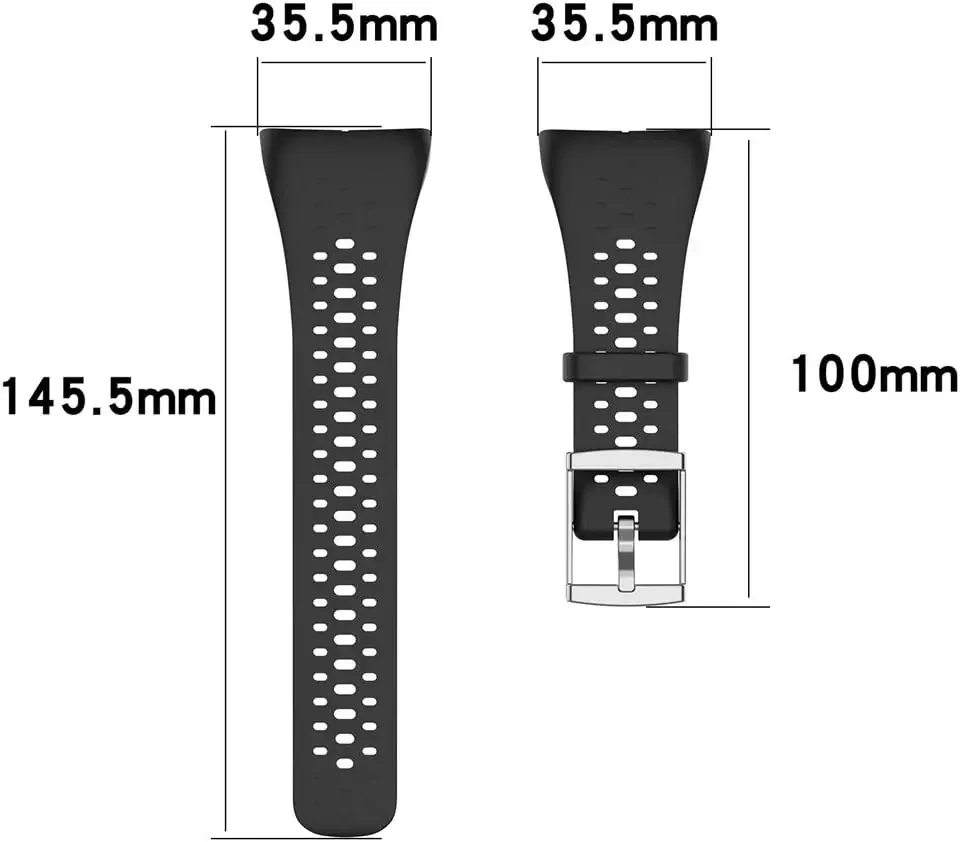 Számára Sarkvidéki M400 M430 szilikon Érlelődik szilikon Lélegezhető Karcsat Óraszíj Karcsat szíj replacement	with Munkaeszköz nézni szíj Vékony érccsík