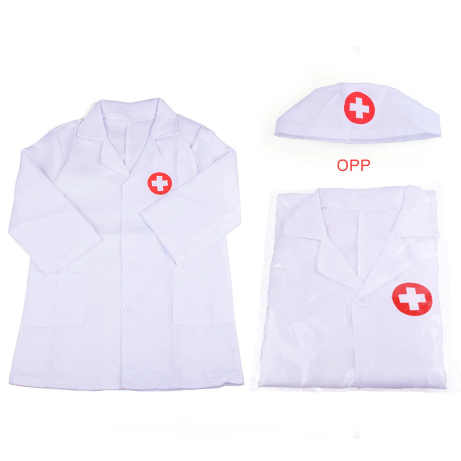 Doctor's clothes long-sleeved nurse's children's performance clothes family toys