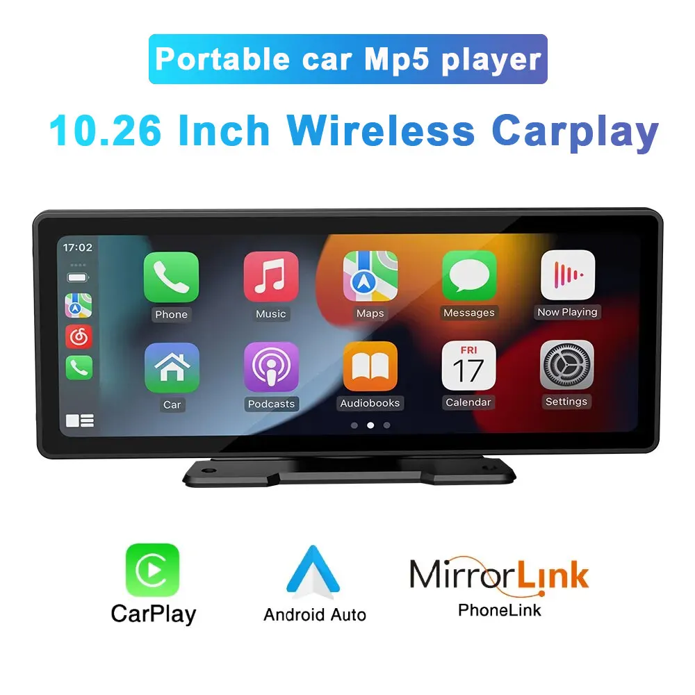 10.26&rdquo; Screen Car Radio Multimedia Wifi Video Player Wireless Carplay Screen For Android car stereo,car display