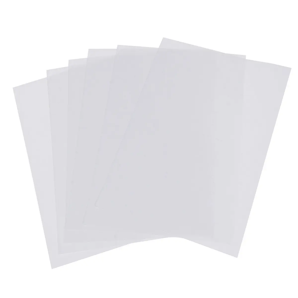 5Pcs 열전사 용지 승화 전사 용지 A4 빠른 건조 높은 잉크 배출 개인화 티셔츠 모자 가방 도자기 금속