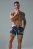 Summer Men's Beach Swimming Trunks Drawstring Elastic Waist Swimsuit Shorts Man Plus Size Quick Drying Swimwear Shorts 6