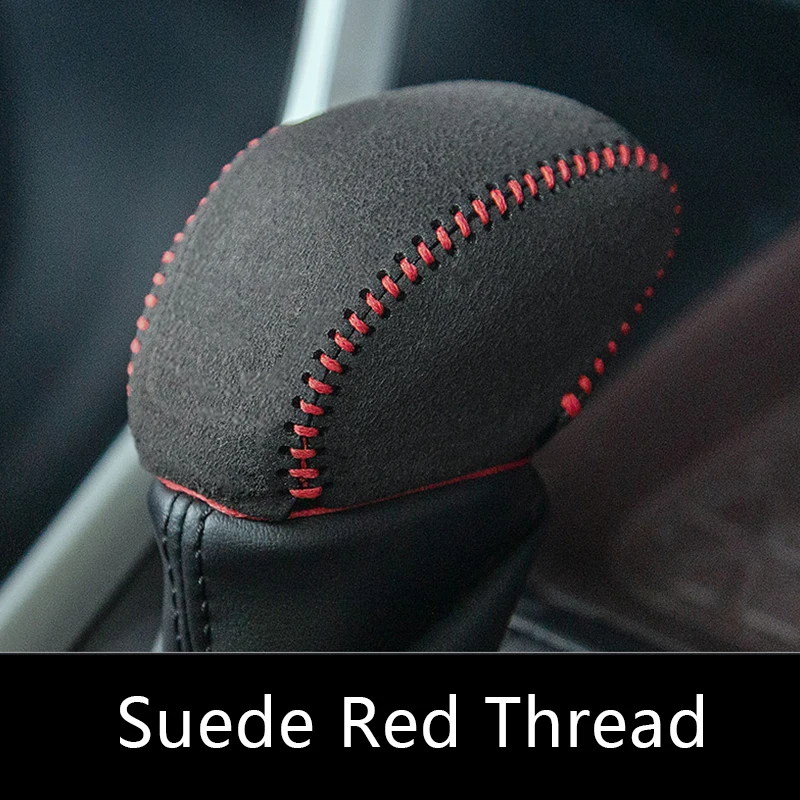 Non-Slip Car Gear Shift Knob Cover Trim with Grip Handle