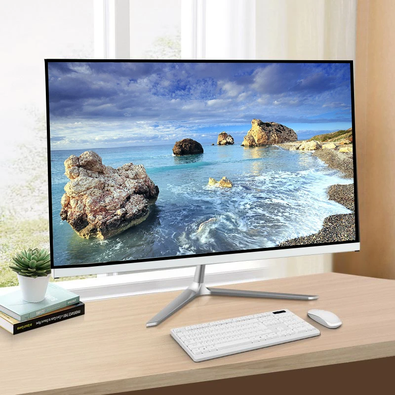 게이머 올인원 PC 커브드 데스크탑 컴퓨터, 24 인치 게임용 컴퓨터 RAM, 16GB 인텔 i7cpu GTX HD 스크린, 공장 가격