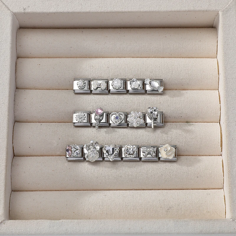 Zircon Feature Steel Bracelet Women