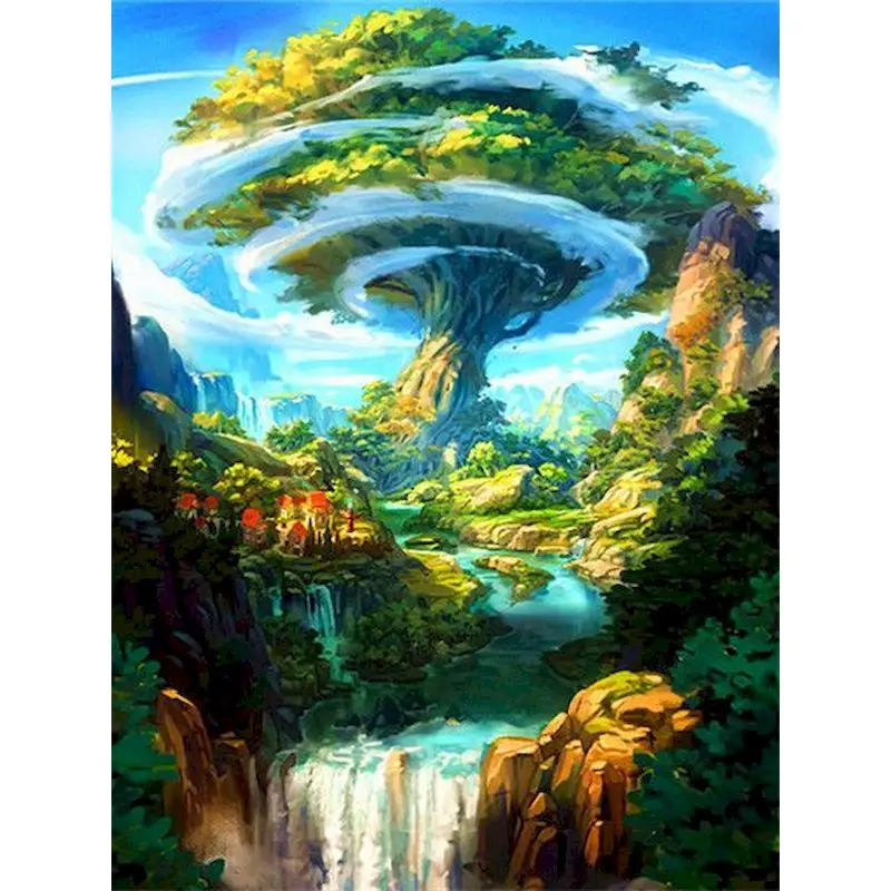 

Набор для рисования по номерам на холсте, 60x75 см