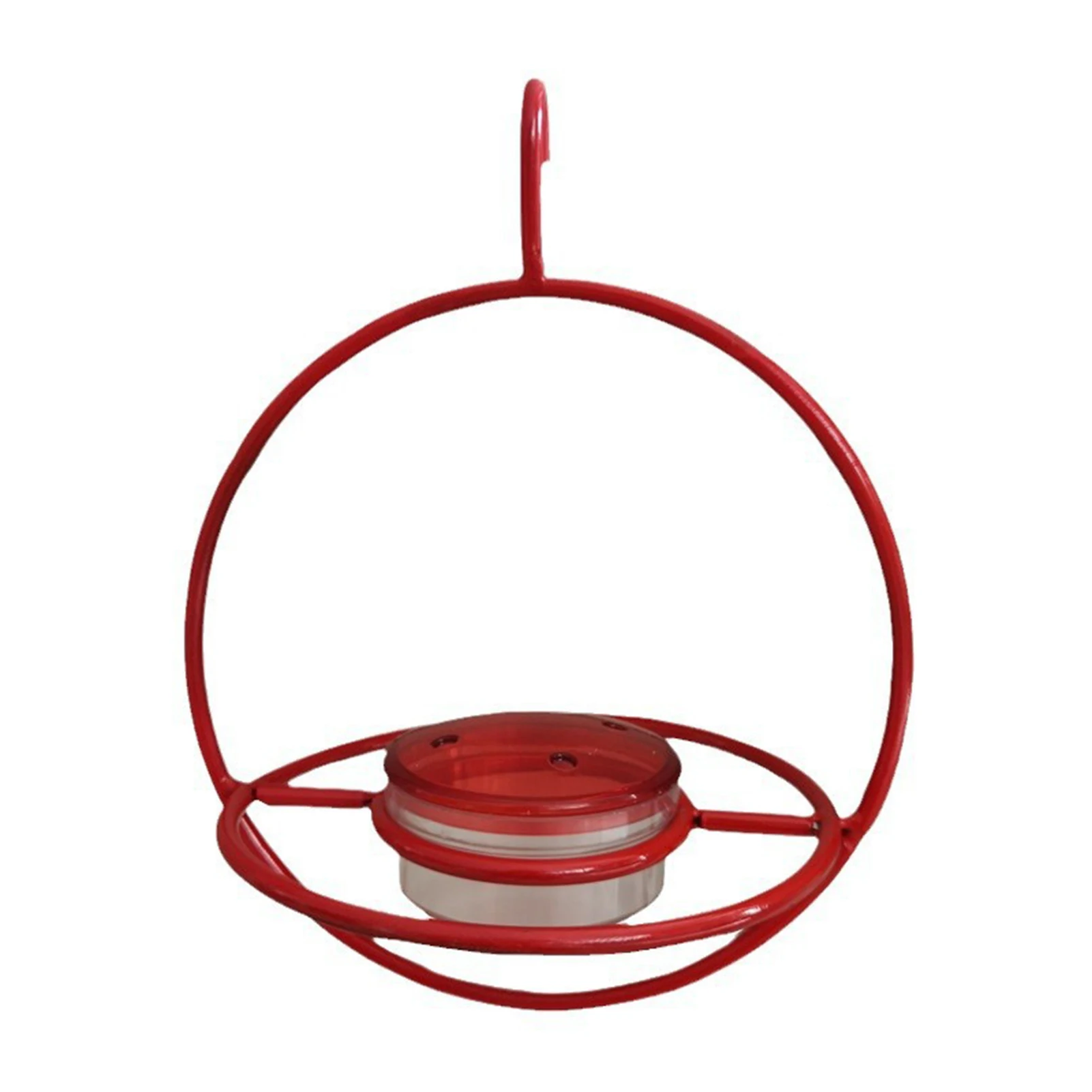 Household Hanging Hummingbird Feeder Large Capacity Metal Hanging Hummingbird Feeder Suitable for Patio and Deck