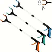 81cm Foldable Litter Clip Portable Long Handle Picker Arm Extender Garden Garbage Grabber Pick Up Tools 1