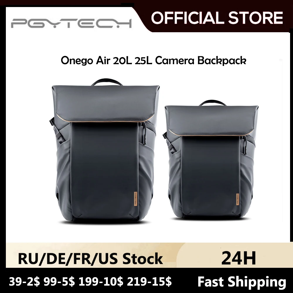 PGYTECH-OneGo Air 20L 25L 카메라 가방, 대용량 노트북 카메라 백팩, /캐논/니콘 사진 배낭