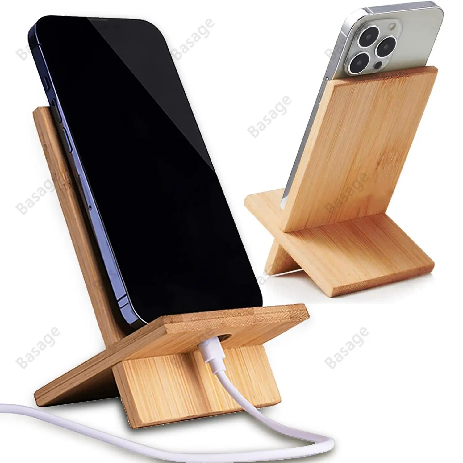 Supporto personalizzato in legno per cellulare - Stikets