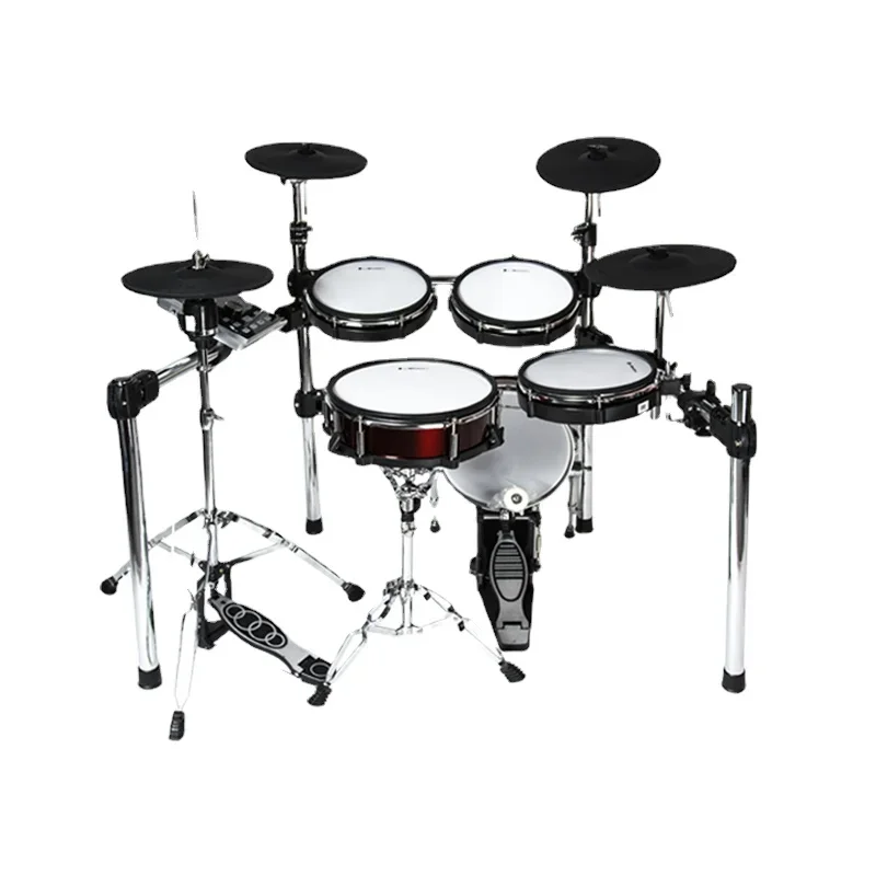 

New Lemon Electronic Drum Set T750 RD All Mesh Head Pads