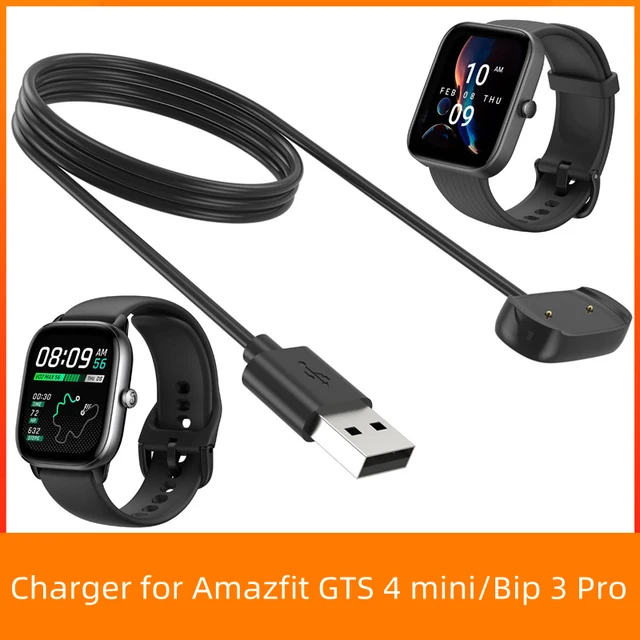 Charger for Amazfit GTS 4 GTS4 Mini/ GTS2 GTS 2 Mini/ Bip U Watch Charger  USB Charging Cable Cord for Amazfit Bip3 Smartwatch - AliExpress