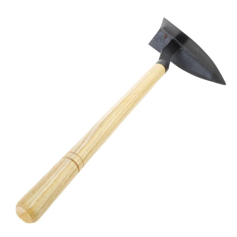 45x14.3x5.5cm Multi-function Manganese Steel Handheld Plow Garden Hoe Tools for Dig /Plant/ Fertilize or Weed R7UA