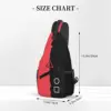 Sling Geometry Triangle Circle Chest Bags Crossbody Shoulder Backpack Outdoor Sports Daypacks Fashion Bag 3