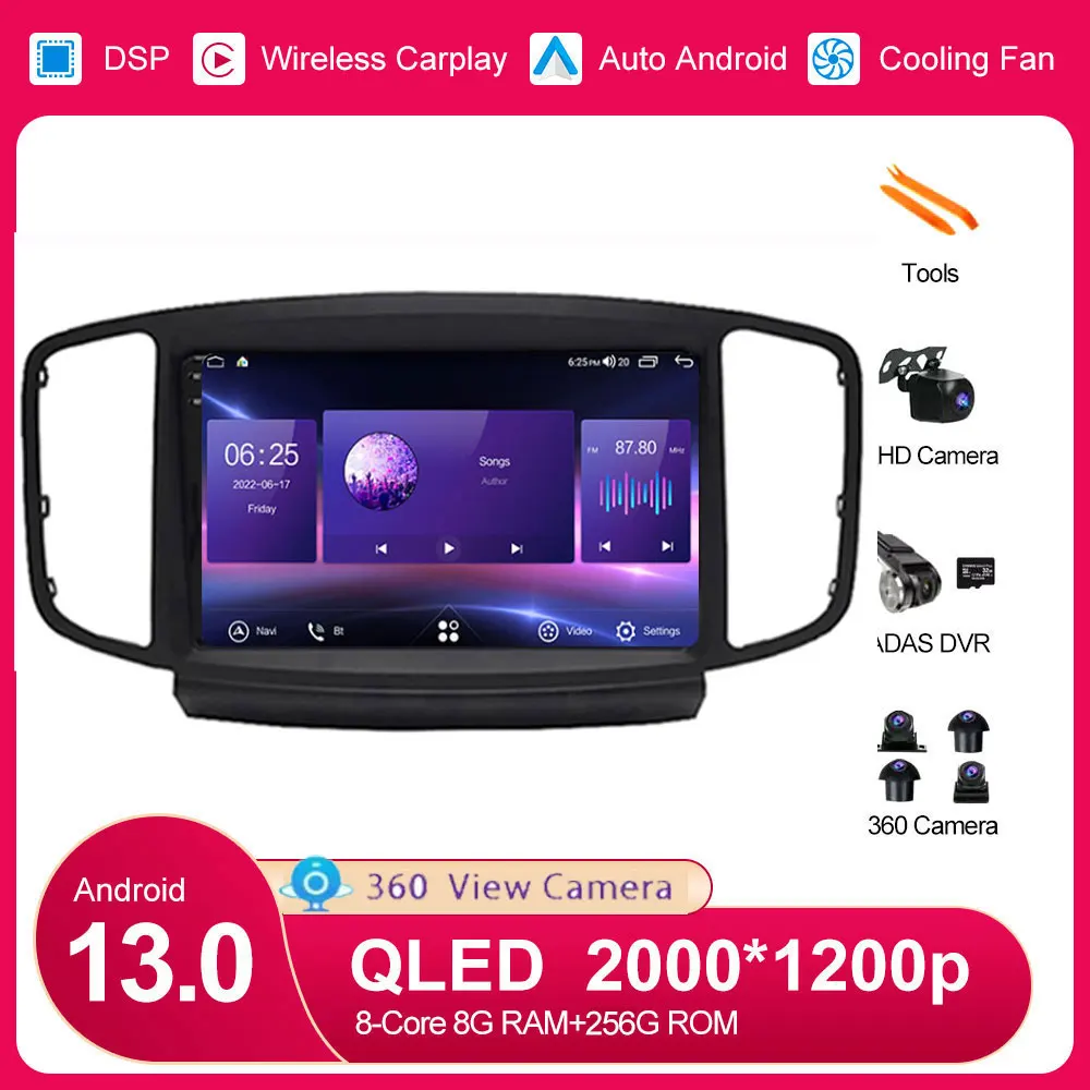 

Android 13 For Foton Tunland E7 / Savanna 2019 Autoradio Car Multimedia Player Stereo Radio DVD NO 2DIN