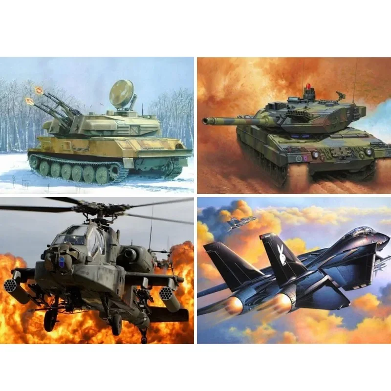 

Полноразмерная алмазная живопись с 3d-войной, танк, алмазная вышивка из смолы, Алмазная мозаика, армейский самолет, современная вышивка, домашний декор, подарок