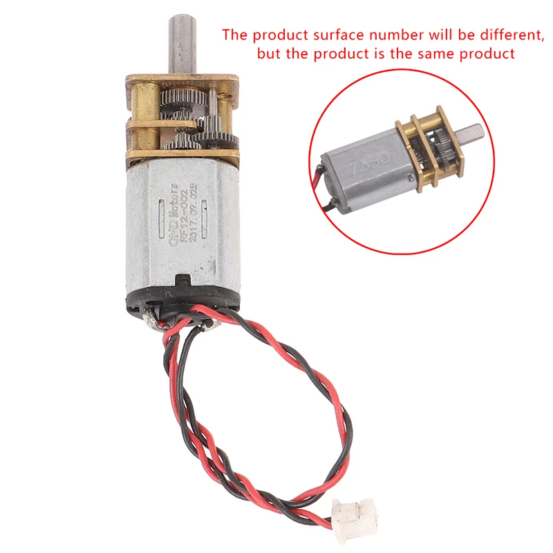 1PC Micro Mini N20 Gear Motor DC 3V-12V 5V 60RPM Slow Speed Full Metal Gearbox Reducer Electric Motor DIY Accessories