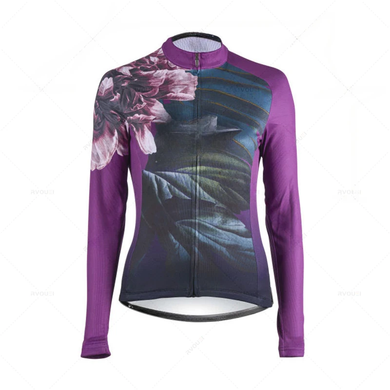 Women Autumn Cycling Jersey Set Long Sleeve Breathable Clothing MTB Maillot Ropa Ciclismo Bicycle Sportswear Bike Uniform