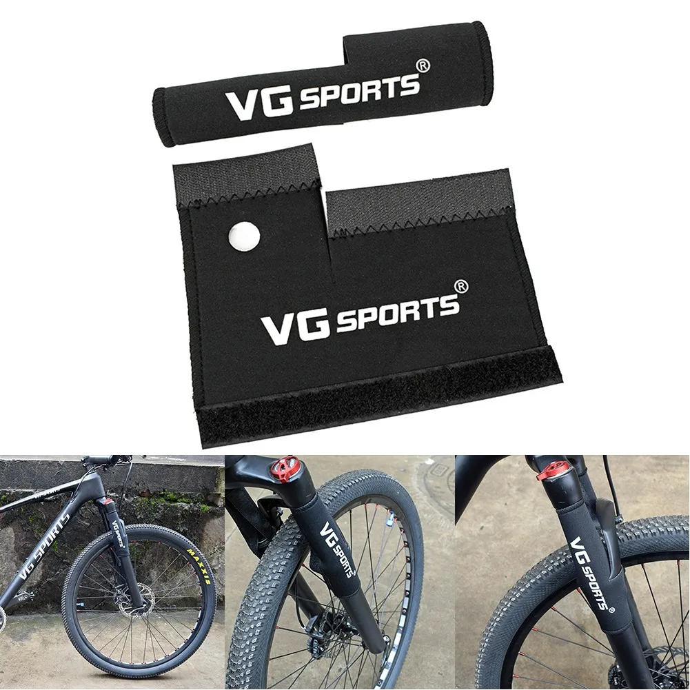 

1Pair MTB Bike Front Fork Protective Pad Bicycle Fork Frame Wrap Cover Guard Protector For 80-100mm Shock Absorption Fork