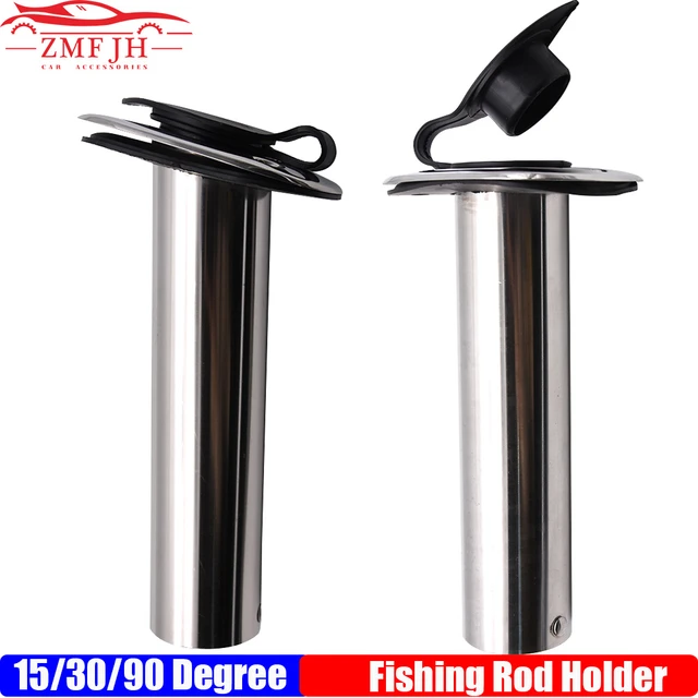 1 PCS Fishing Rod Holder Marine Stainless Steel Flush Mount 15 / 30 / 90  Degree Rod Pod for Marine Boat Fishing Tackle Accessory - AliExpress