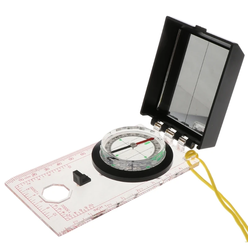 

Map Ruler Mirror Scale Navigation Scouts Survival Outdoor Camping Kits