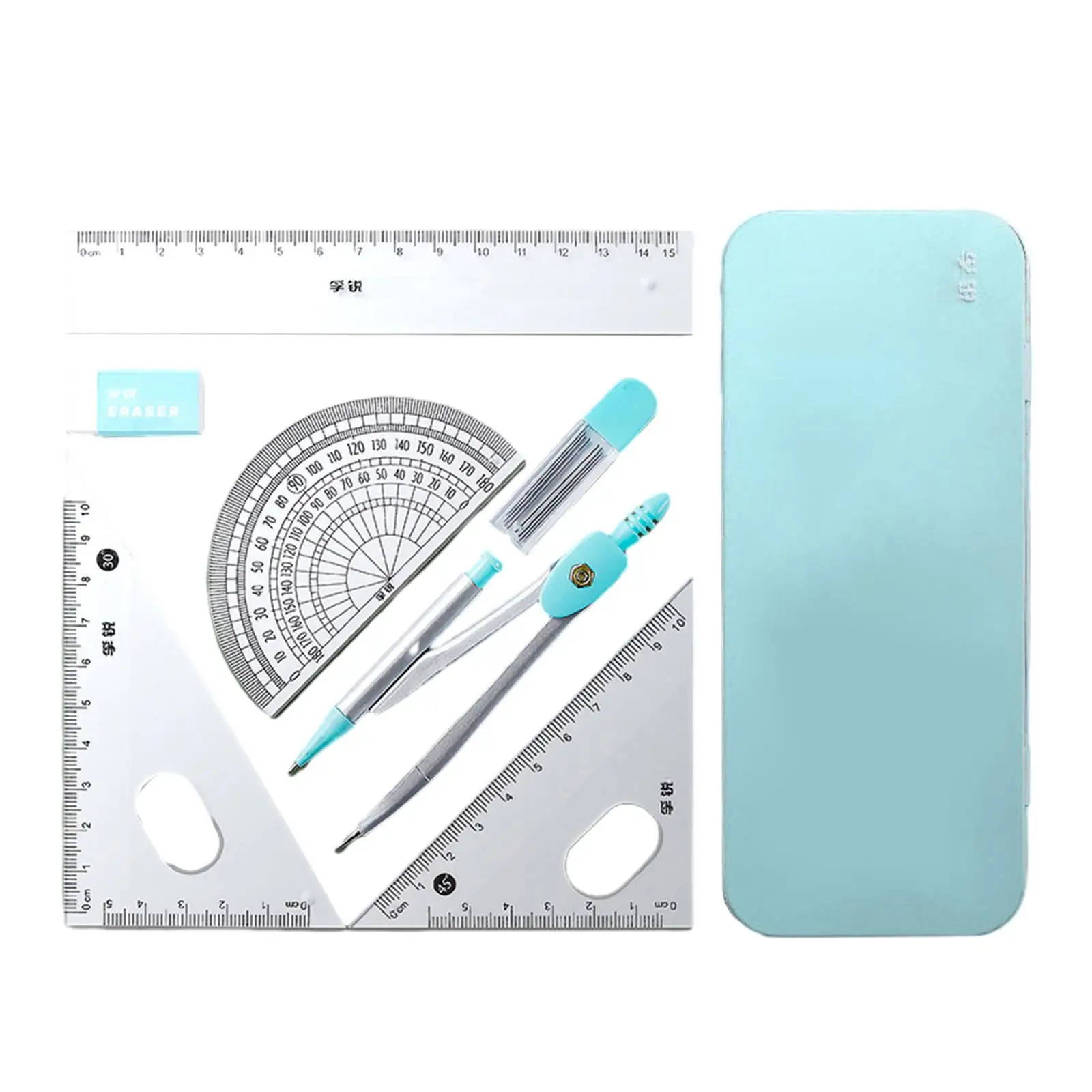 Math Geometry Set Protractor Drafting Tools for Adults Office Teachers