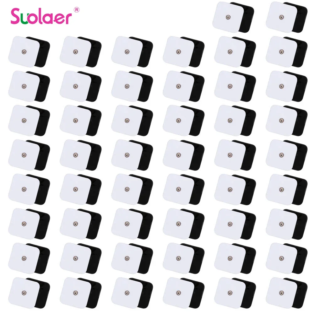 Electrode Pads 5x5cm 4x4cm Self Adhesive Non-woven Fabric Replacement for Eletric Muscle Stimulator Low Frequency Massager