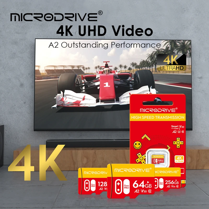 Scheda di memoria High Endurance Extreme PRO Micro SD Card V30 256GB U3 128GB 4K 64GB A2 C10 A1 32GB U1 TF Card Flash Card per Drone  7