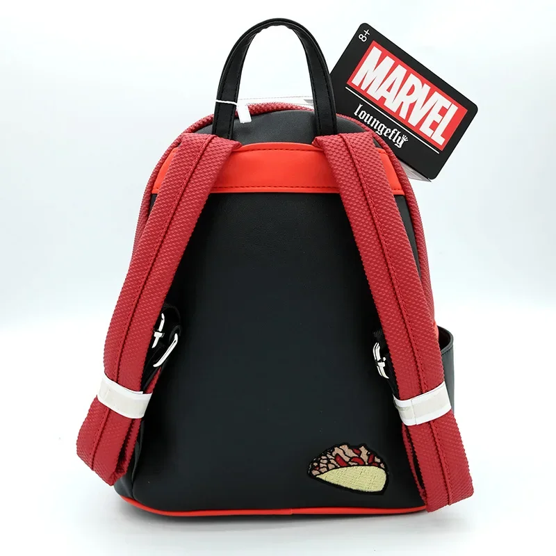 MINISO Disney Loungefly New Deadpool School Bag Avengers Children's Backpack Travel Backpack Men's and Women's School Bag