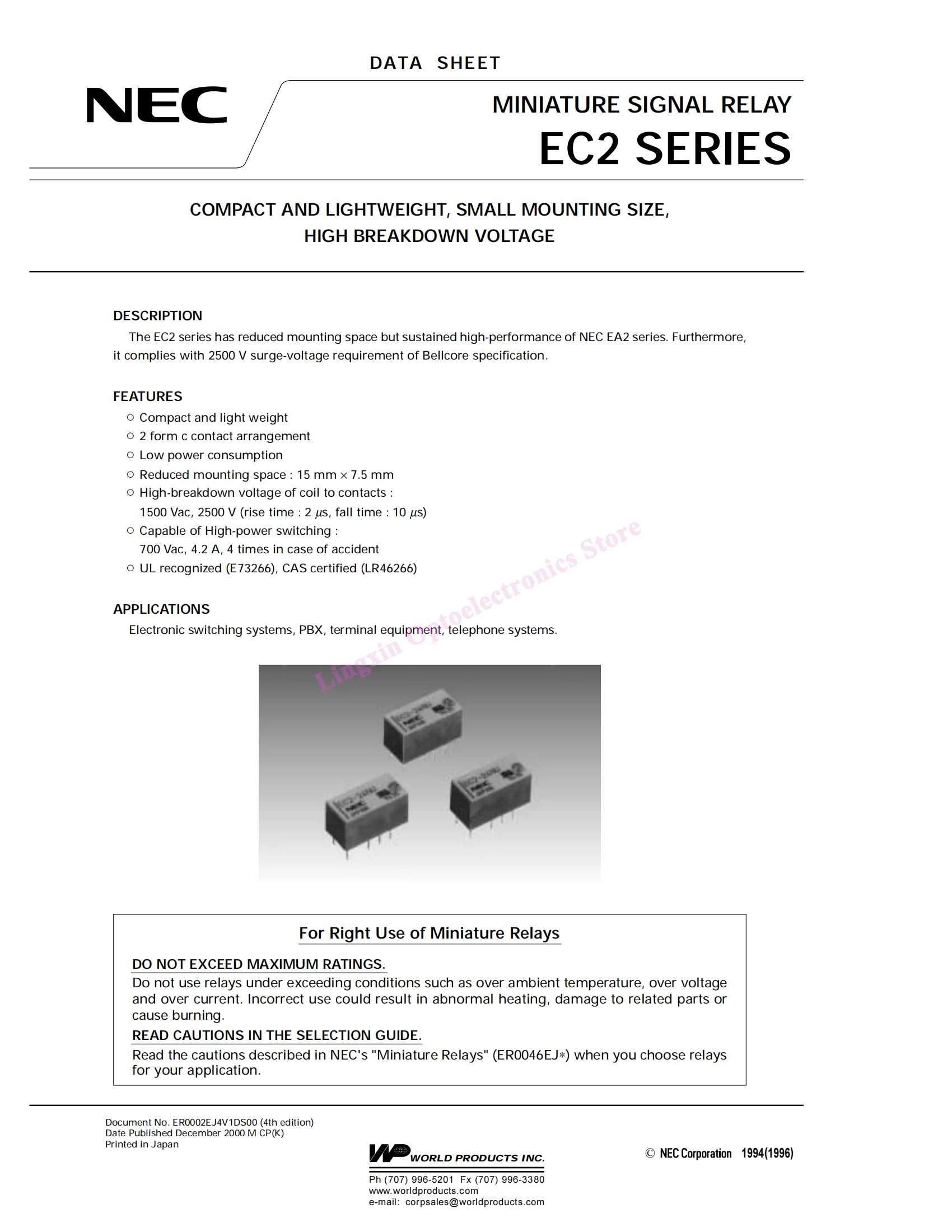  EC2-4.5NU EC2-5NU EC2-12NU EC2-24NU EE2-5N, U2A, EC2, EE2 ȣ , DC4.5 V, 5V, 12V, 24VDC, 8  100%, , ǰ, Ʈ 