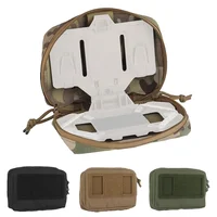 Molle Pouch Phone Folding Navigation Board Organizer Double Zipper Outdoor Hunting Airsoft Dustproof Mobile Phone Protective Bag 1