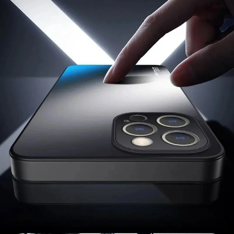Magnetic Matte Shockproof Case with 360° Rotating Ring Holder and Stand Feature
