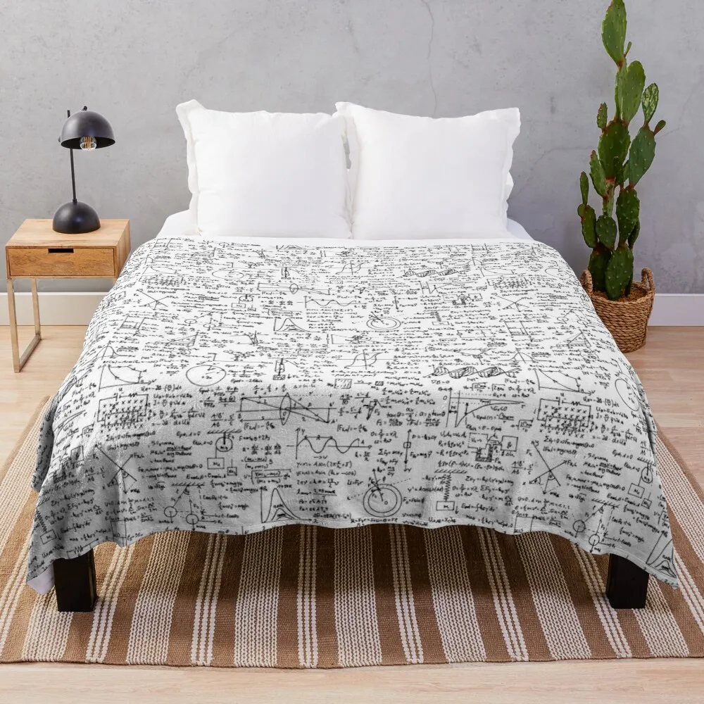 

Physics Equations Throw Blanket Bed linens Summer Beddings Blankets