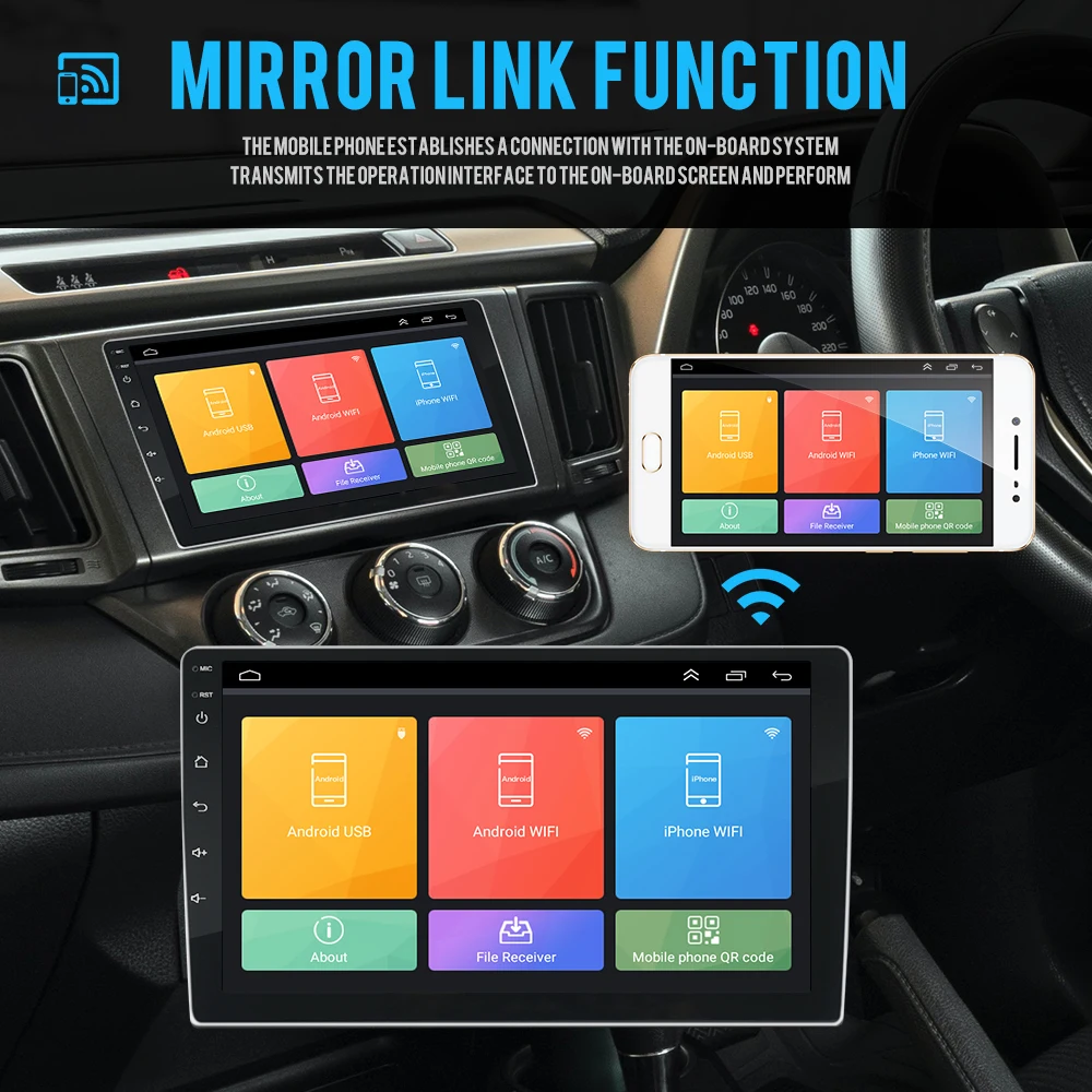  2 Din ȵ̵ IPS  ÷̾, 7 9 10.1 ġ GPS  EQ MP3 MP4 MP5 , 2.5D  ġ ũ, 2 + 32GB