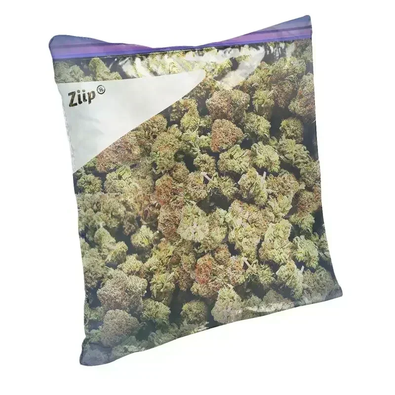 Pillow Case Zipper Closure 45/40/35CM Weed Print for Sofa
