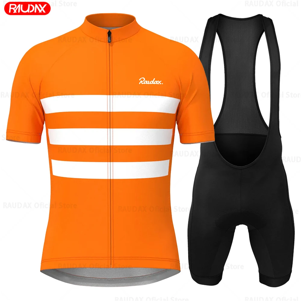 2025 Raudax Ciclismo Yonth Summer Short Sleeve Cycling Jersey Breathable Maillot Ciclismo Hombre Cycling clothing Set 5