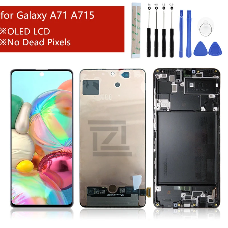 Oled For Samsung Galaxy A71 A715 Lcd Display Touch Screen Digitizer ...