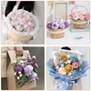 Soft Milk Cotton Knitting Yarn Set Multi Color Handmade Knitting Cotton Yarn For DIY Crochet Scarf Sweater Hat Doll Craft 6
