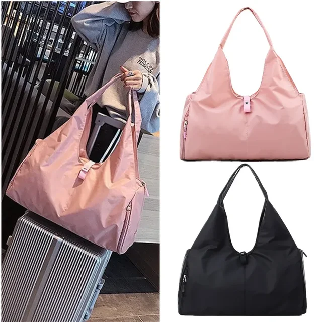 Yoga Mat Bag Women Gym Fitness Handbags Training Sac De Sport Swimming Travel Duffle Bags Dry Wet Separate Sports Shoulder Bag 4