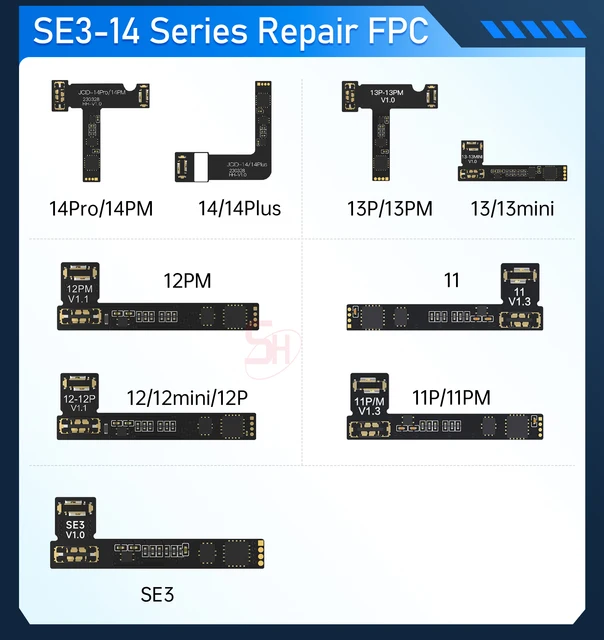 JCID JC FPC Flex Cable Battery External For iPhone 11-15 Pro